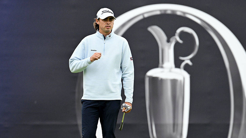 Jacob Skov Olesen during his opening round at The 153rd Open